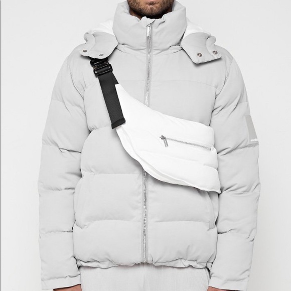 Puffer Jacket With Detachable Bag Ice 